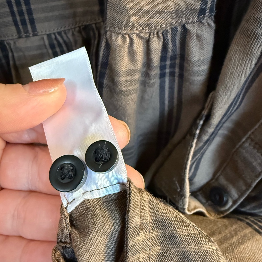 Everlane ‘The Field’ Shirt Dress in Mocha Plaid - Picture 13 of 13